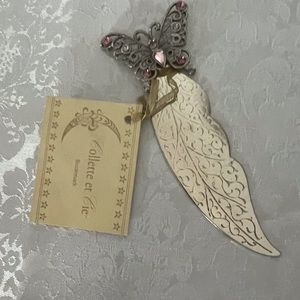 Gold Nad Enamel Bookmark